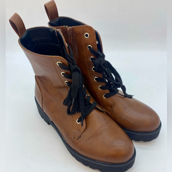 Imitation Leather Boots - Picture 1 of 7